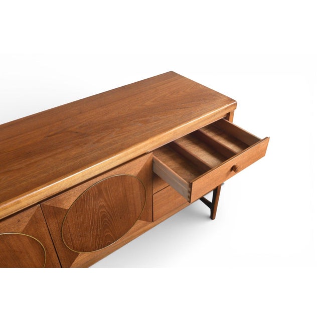 Mid 20th Century Nathan Furniture "Circle" Credenza in Teak #1, Attributed For Sale - Image 11 of 11
