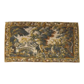 Aubusson Woven Verdure Tapestry by Robert Four For Sale