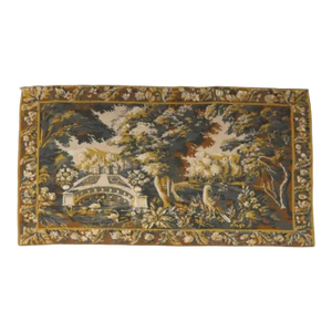 Aubusson Woven Verdure Tapestry by Robert Four
