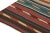 Rug & Kilim Vintage Shahsavan Kilim Rug in Polychromatic Stripes by Rug & Kilim For Sale - Image 4 of 7