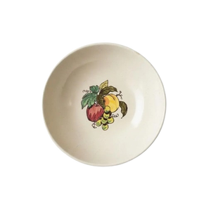 Vintage Metlox Poppytrail Provincial Large Serving Bowl-California Pottery-Fruit