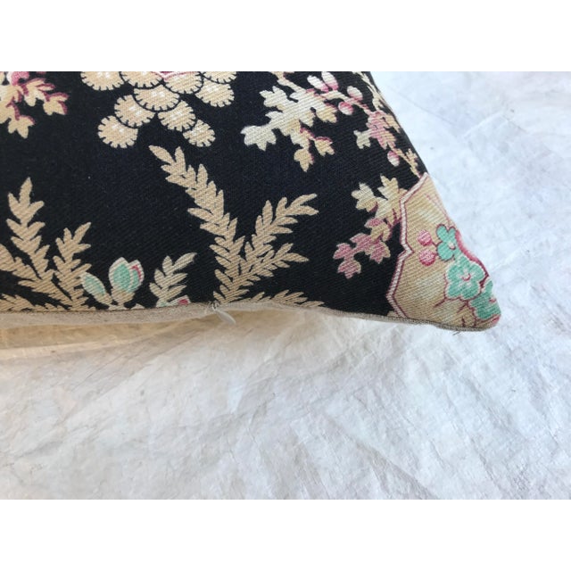 French Victorian Floral Body Pillow For Sale - Image 4 of 9