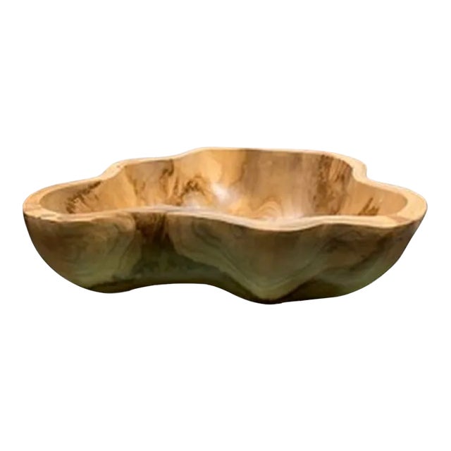 Medium Wooden Bowl For Sale