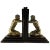 Mid-20th Century Kneeling Men on Wooden Bookends With Mirrors For Sale