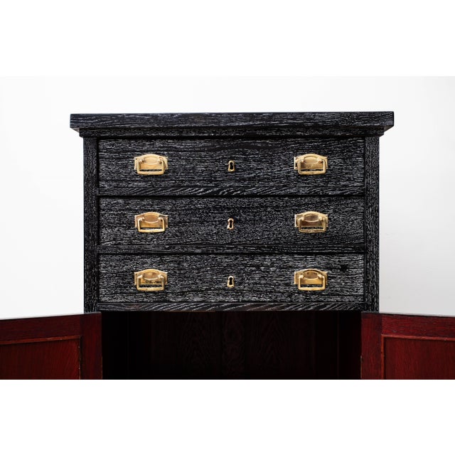 Antique Art Nouveau Cabinet from Wiener Werkstätte, 1890s For Sale - Image 3 of 18