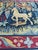 Red Vintage French Gobelin Style "Les Chevaliers De La Table Ronde" After William Morris Tapestry For Sale - Image 8 of 14