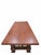 Late 20th Century Custom Arts and Crafts Mission Style Oak Dining Table With Six High-Back Chairs For Sale - Image 10 of 12