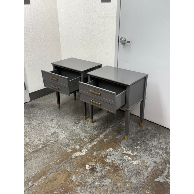 Modern Ameriwood Home Nightstands, Pair For Sale - Image 3 of 12