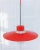 Ettore Sottsass Danish Ceiling Light in Red Metal and Glass by Ettore Sottsass, 1960s For Sale - Image 4 of 11