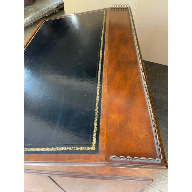 Late 20th Century Baker Stately Homes Slant Top Desk For Sale - Image 13 of 14