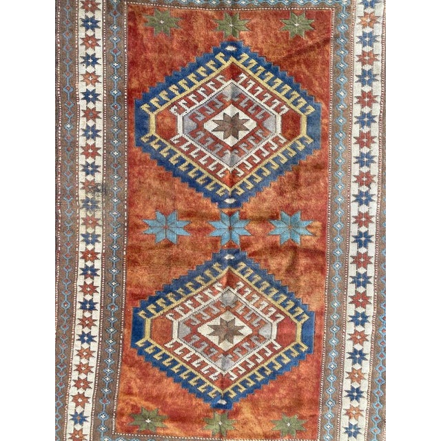 Vintage Turkish Kars Rug, 1970s For Sale - Image 3 of 18
