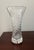 Early 20th century Webb Corbett classic 10" tall heavy cut crystal vase. Made in England