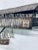 1990s Curtis Jere Artisan House Mid-Century Country Barn Bridge With Row Boat, 1995 For Sale - Image 5 of 11