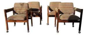 Sergio Rodrigues “Kiko” Arm Chairs