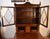 1930s Federal Style Mahogany Secretary Desk Hutch Display Cabinet Bookcase For Sale - Image 9 of 18