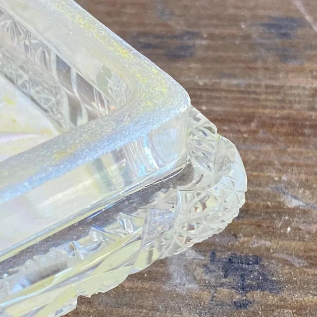 Butter Dish in Beveled Glass, France, 1970s For Sale - Image 9 of 16