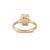 Early 21st Century 18k Yellow Gold 2.56ct Radiant Lab Grown Diamond Bezel Set Engagement Ring, Size 7.5 For Sale - Image 5 of 10