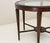 Vintage Glass and Walnut Coffee Table, 1940s For Sale - Image 4 of 6