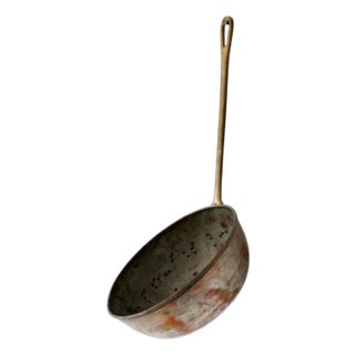 Antique Copper Pan For Sale