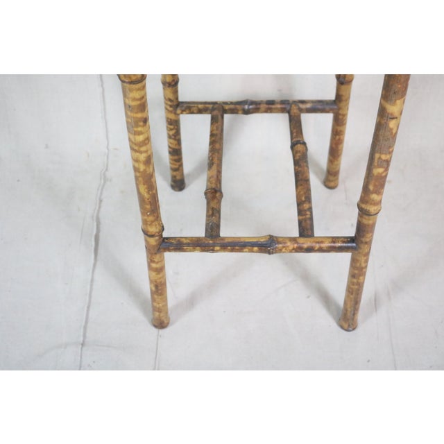 Victorian English Victorian Bamboo Table For Sale - Image 3 of 5