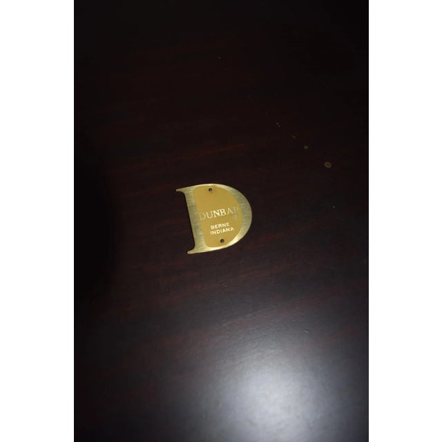 Mid-Century Modern Edward Wormley for Dunbar Cocktail Table With Brass Stretcher, 1950s For Sale - Image 3 of 7