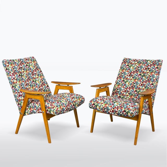 Set of Vintage Armchairs by Jaroslav Šmídek for Jitona, 1960s For Sale - Image 11 of 11