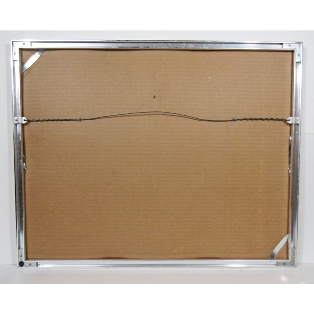 Cape Dorset “Ice Fishing” Inuit Lithograph by Sorosiluto Ashoona, 1976 (43/50), Framed For Sale - Image 12 of 12