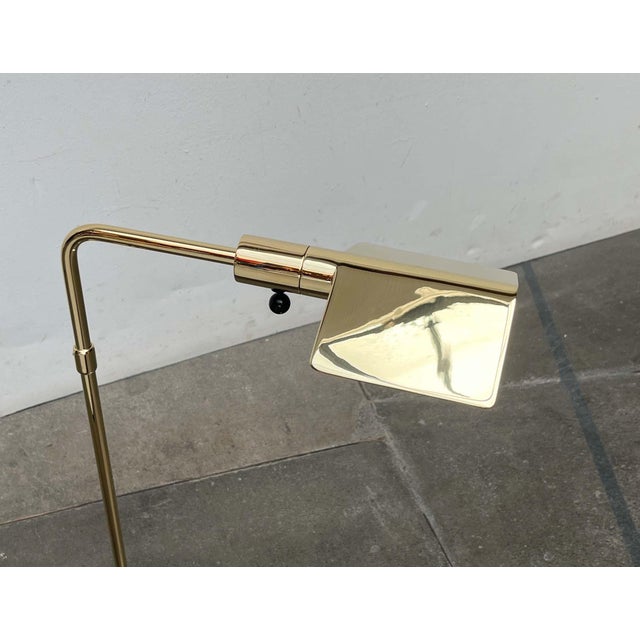 Black Mid-Century Modern Minimalist LZ 17 Counterweight Floor Lamp by Cedric Hartman for Jack Lenor Larsen, 1960s For Sale - Image 8 of 18