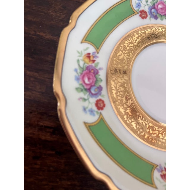 Early 20th Century Antique Tressemanes & Vogt Limoges "La Cloche" Cream Soup Bowls & Saucers - Set of 12 For Sale - Image 5 of 18