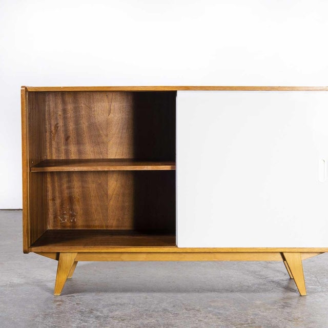 White Model U-452 Cabinet by Jiri Jiroutek for Interieur Praha, 1950s For Sale - Image 8 of 14