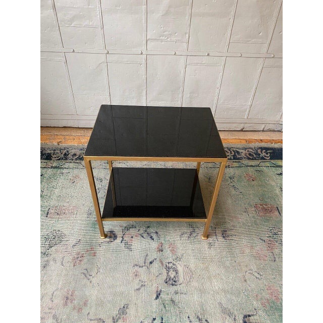 Modern Marcelo End Table With Polished Granite For Sale - Image 3 of 9