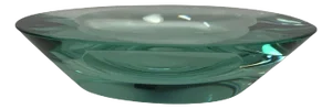 Mid-Century Italian Glass Vide Poche from Fontana Arte, 1950s