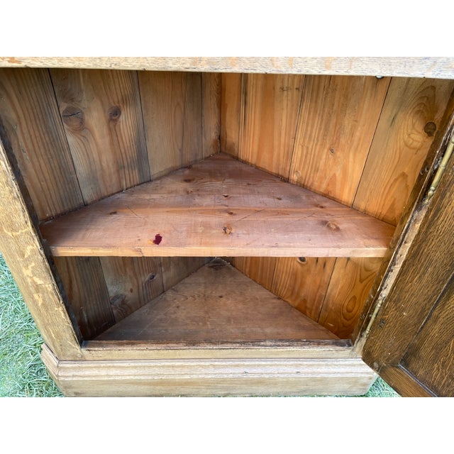 Dutch Corner Cabinet in Oak For Sale - Image 18 of 18