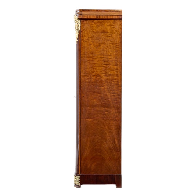 19th Century French Empire Style Mahogany Cabinet, 1890 For Sale - Image 9 of 10
