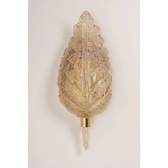 Large Murano Glass Wall Sconce by Hillebrand, Germany, 1970s For Sale - Image 9 of 11