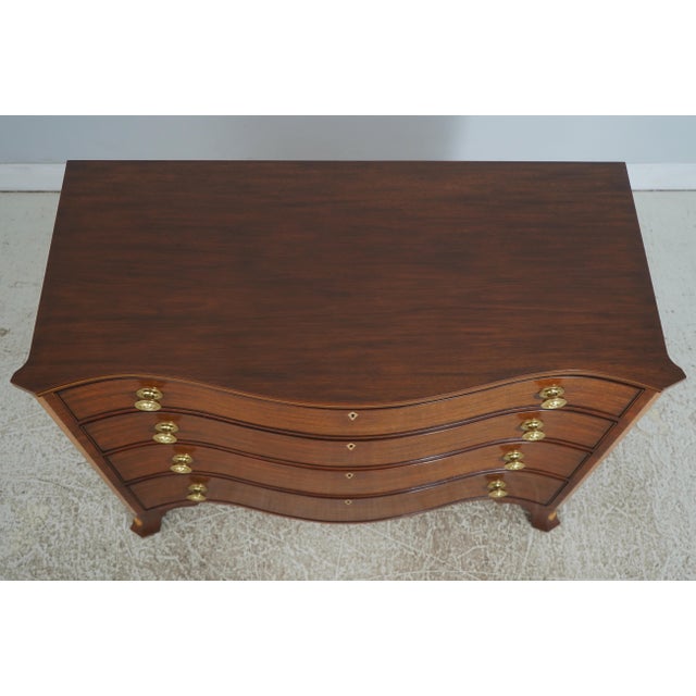 Baker Colonial Williamsburg #8805 Inlaid Mahogany Chest ~ Rare For Sale In Philadelphia - Image 6 of 18