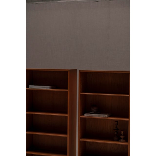 China Series Bookcases by Børge Mogensen for FDB, 1960s, Set of 2 For Sale - Image 6 of 16