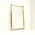 Gold Vintage French Brass Mirror, 1970s For Sale - Image 8 of 8