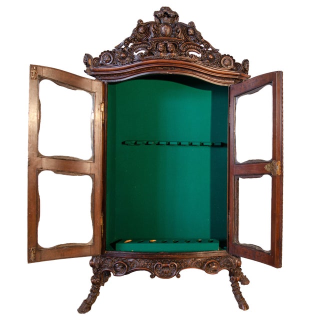 Monumental French Display Cabinet with Bourbon Coat of Arms France, Régence / early Louis XV, c. 1740–1760 This...