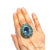 Cluster Multi Color Fancy Gems from Sri Lanka Blue Topaz - 15 Carat White Topaz - 5 Carat Aragte - 3 Carat This Ring is...