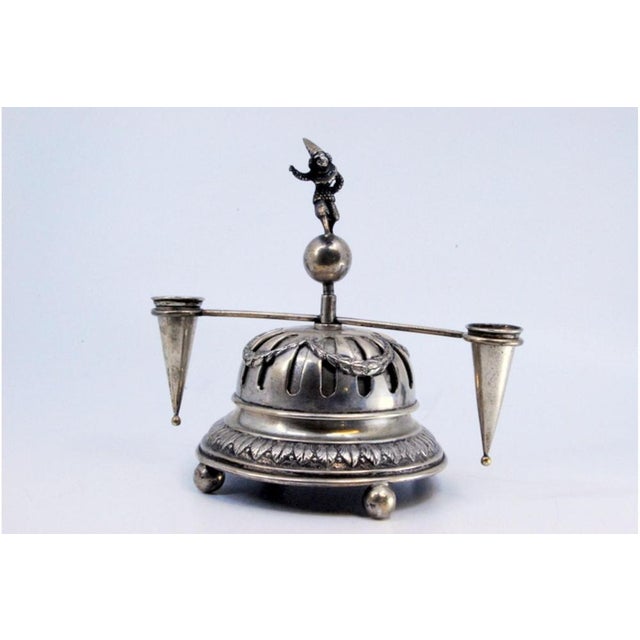 Silver Bell with Bows For Sale - Image 3 of 8