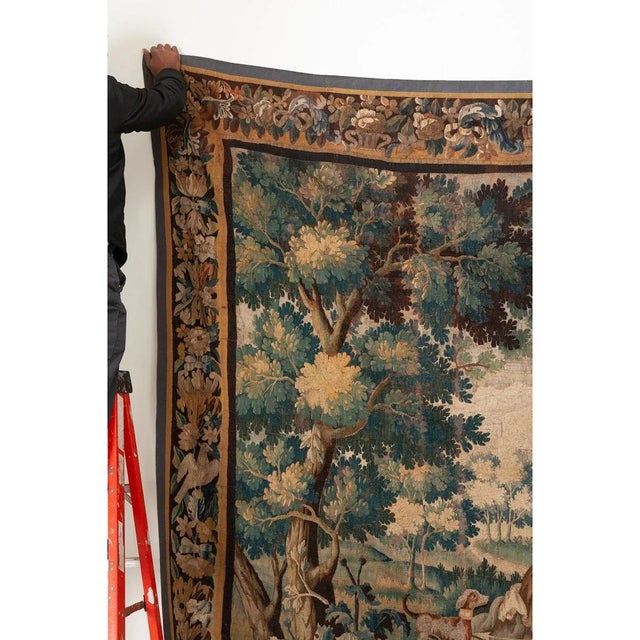 16th Century French 16th Century Aubusson Tapestry For Sale - Image 5 of 12