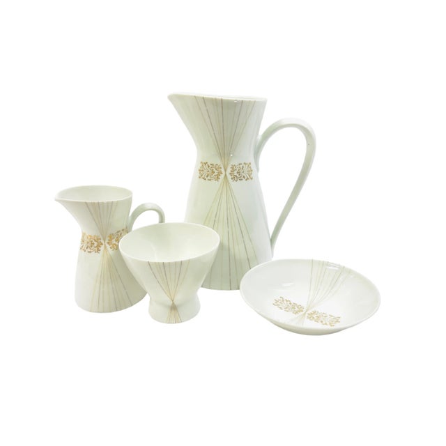 1960s Raymond Loewy for Rosenthal "Golden Radiance" 163 Piece Dinnerware Set For Sale - Image 5 of 9