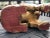 Antique Asian Chinese Carved Wood Foo Dog Figures- A Pair For Sale - Image 9 of 11