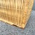 Boho Chic Wicker Inlaid Glass Top Writing Desk For Sale - Image 10 of 12