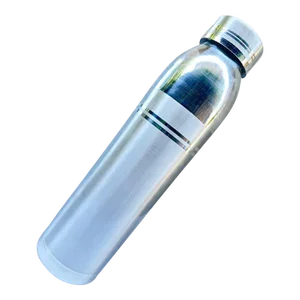 T100 Silver Water Bottle Flask Tight Handmade Sterling Fitted Screw Lid Sterling Bar Cocktail Shaker