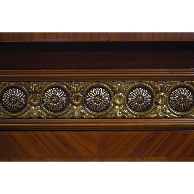 Pair of Vintage Louis XV Style Marquetry Side Tables Nightstands For Sale - Image 17 of 17