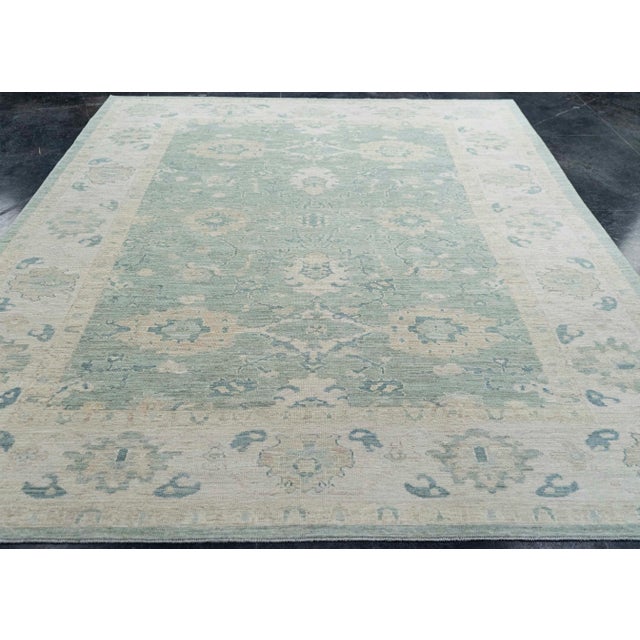 Turkish Oushak Rug 7'11" x 10'8" #20329 Explore a curated collection of hallway runners, wool rugs, and handmade...