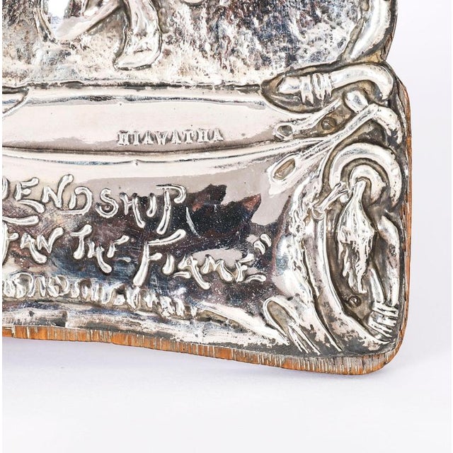 Antique 20th Century Edwardian Sterling Silver Hiawatha Photo Frame from J. Blanckensee & Co. For Sale - Image 4 of 13