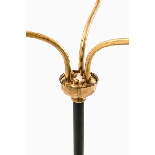 This very rare floor lamp, model 2426, designed by josef frank and produced by svenskt tenn in sweden during the 1950s, is...